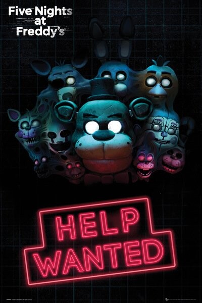 Plakát, Obraz - Five Nights at Freddy's - Help Wanted, 61x91.5 cm