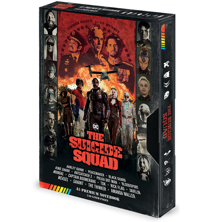 Notesbog The Suicide Squad (Retro) VHS