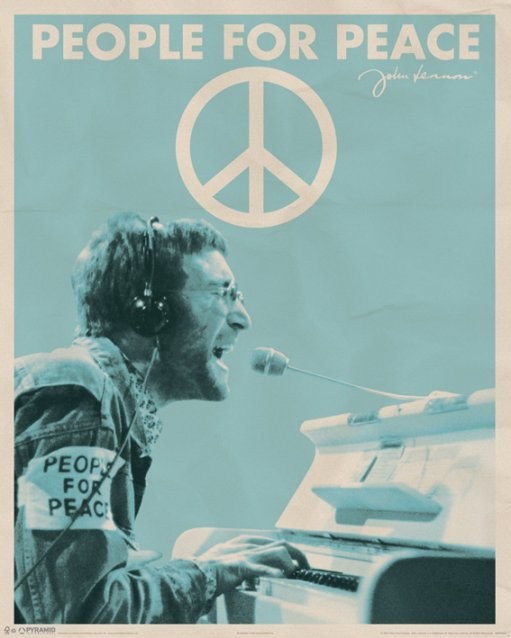 Poster John Lennon - people for peace