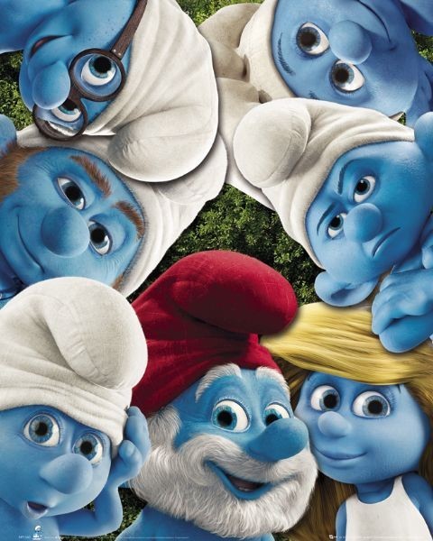 Poster THE SMURFS - group