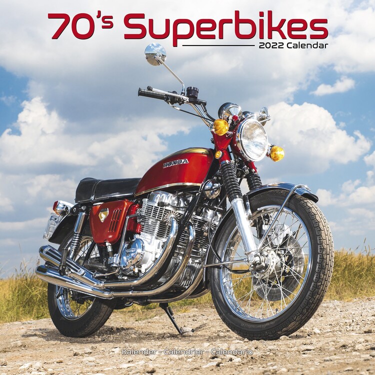 Naptár 2027 70s Superbikes