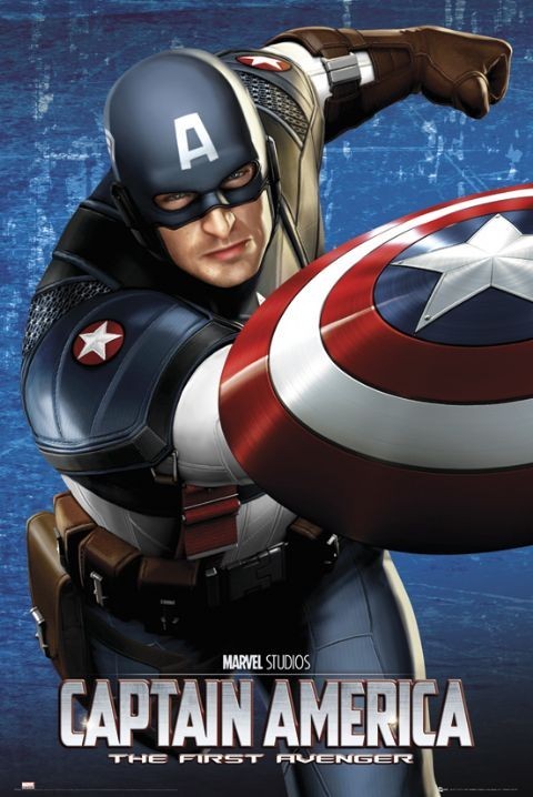 Poster CAPTAIN AMERICA - shield