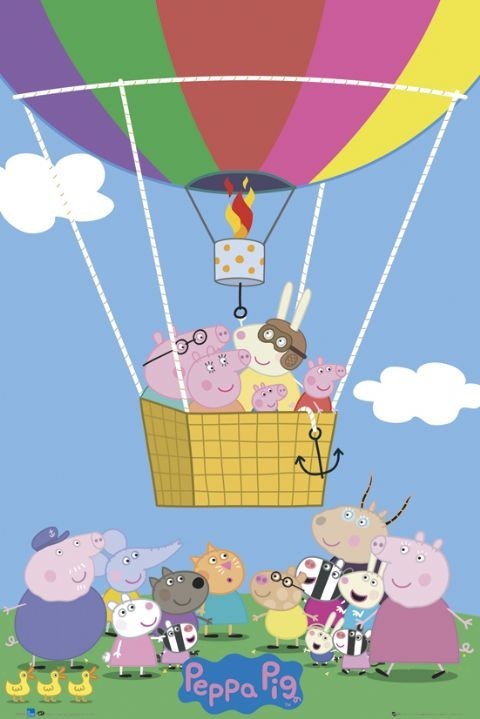 Poster PEPPA PIG - balloon