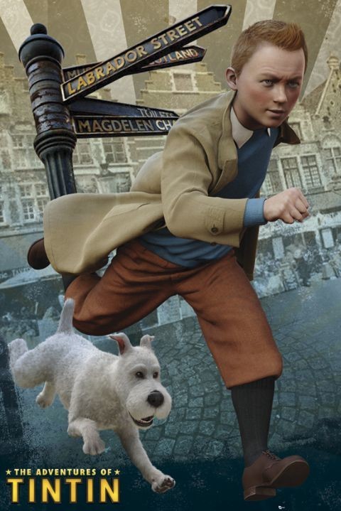 Poster TINTIN - and snowy
