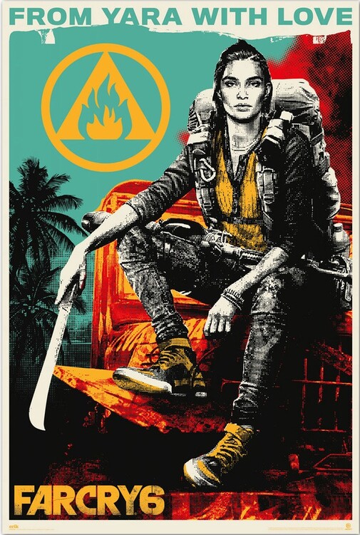 Plakát, Obraz - Far Cry 6 - From Yara With Love, 61x91.5 cm