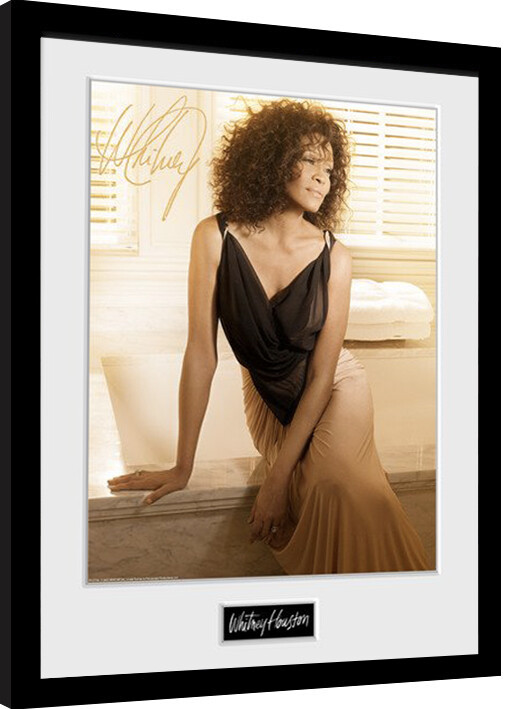 Oprawiony plakat Whitney Houston - Sitting