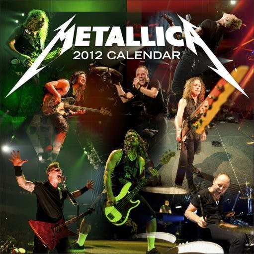 Kalendář 2027 Kalendář 2012 - METALLICA