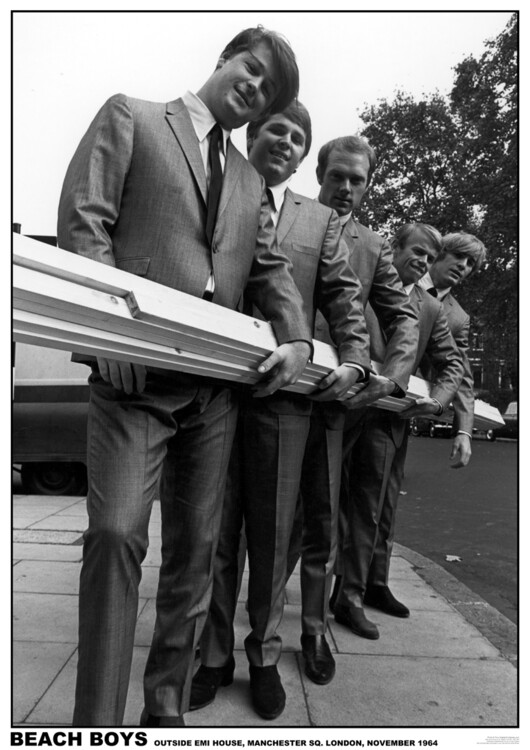Poster Beach Boys - Outside EMI 1964