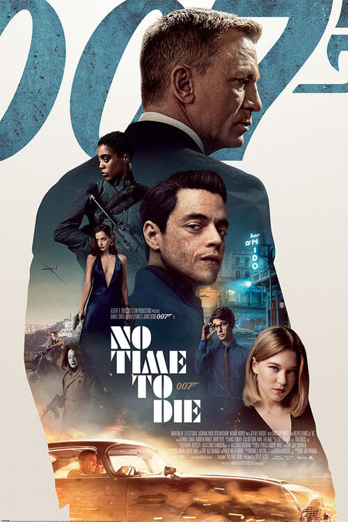 Plakát, Obraz - James Bond: No Time To Die - Profile, 61x91.5 cm