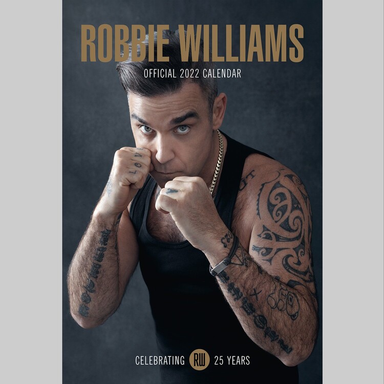 Naptár 2027 Robbie Williams