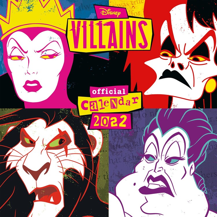 Calendario 2027 Disney - Villains