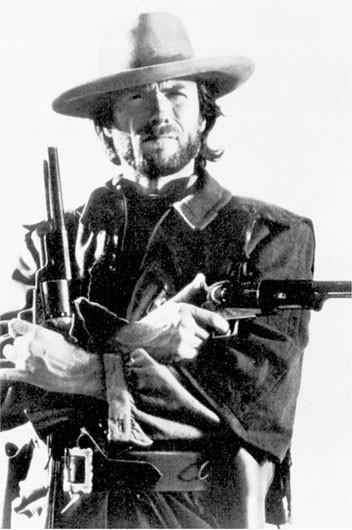 Plakát Clint Eastwood - b&w