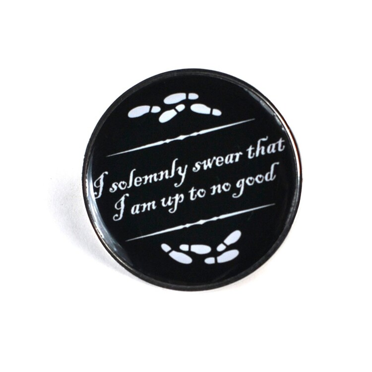 Button Pin Badge Enamel - Harry Potter - Marauders Map