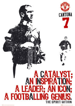 Plakát Manchester United - cantona catalyst