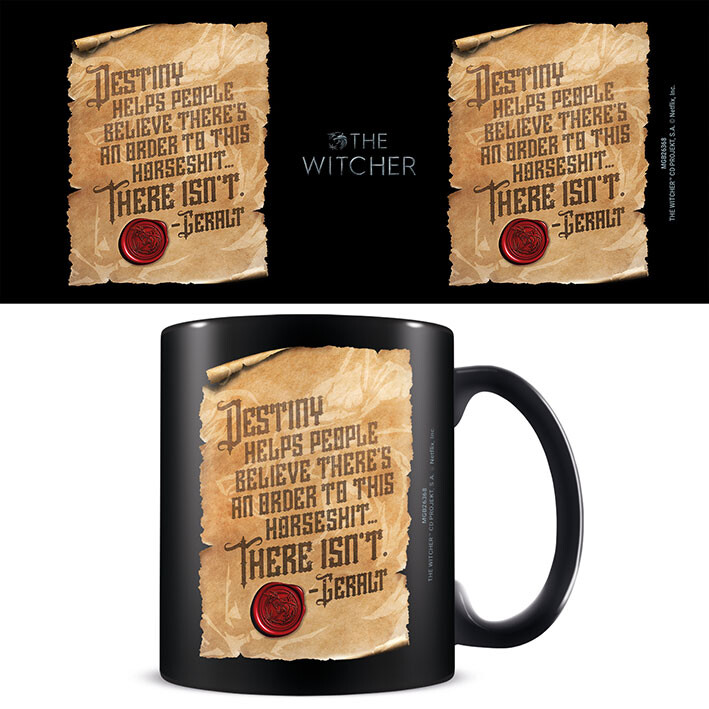 Koffie mok The Witcher - Philosophy on Destiny