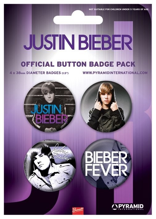 Set de chapas JUSTIN BIEBER