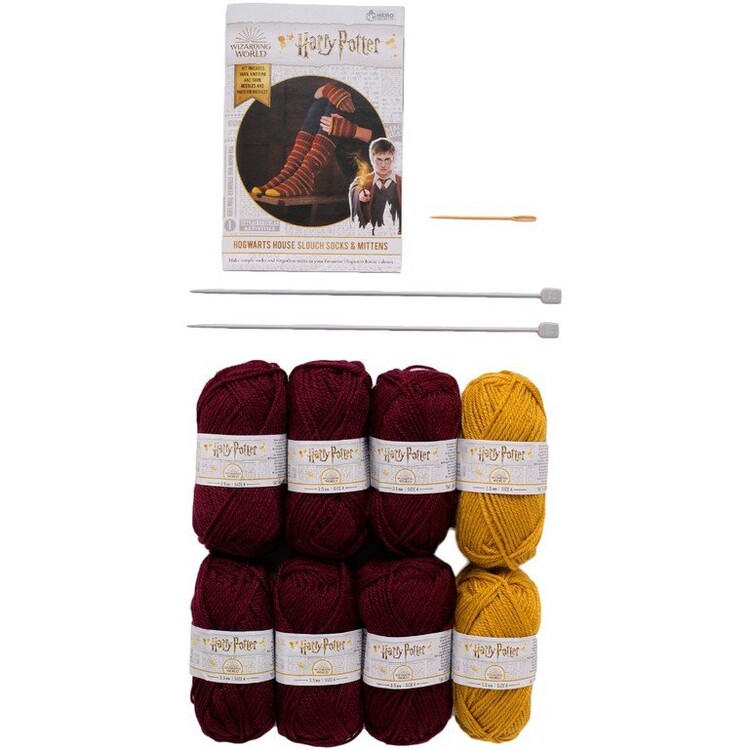 Šicí sada  Harry Potter - Hufflepuff House (Socks+Gloves)
