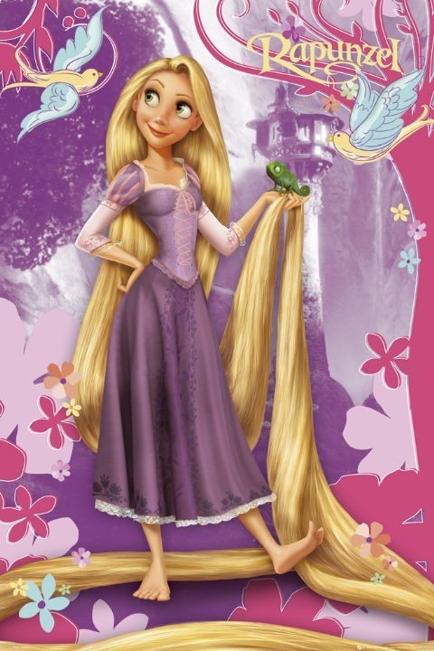 Poster DISNEY PRINCESS - rapunzel