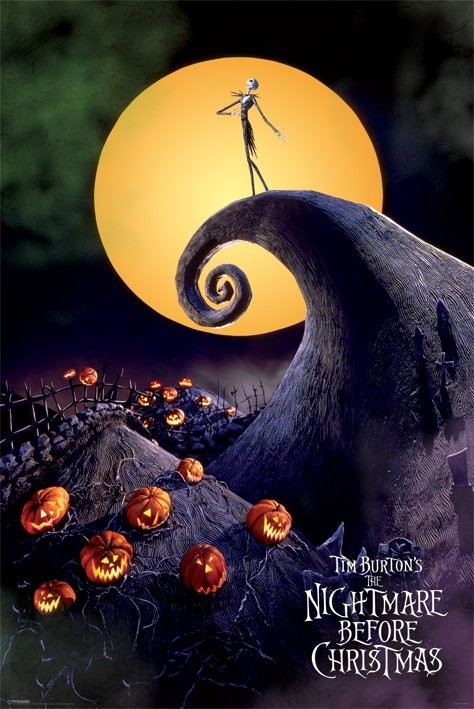Poster NIGHTMARE BEFORE CHRISTMAS - metal