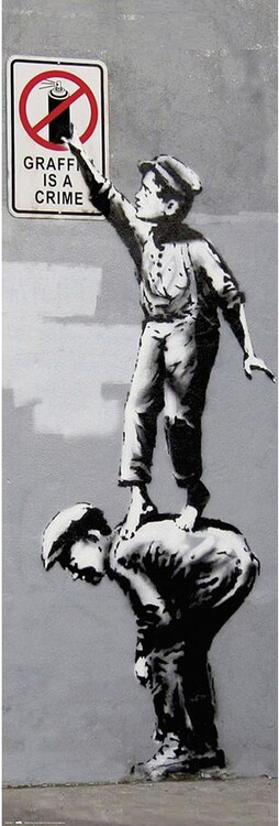 Poster Banksy - Is A Crime