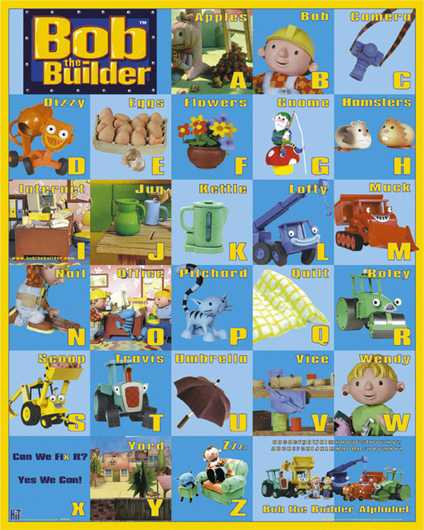 Poster BOB THE BUILDER - A to Z