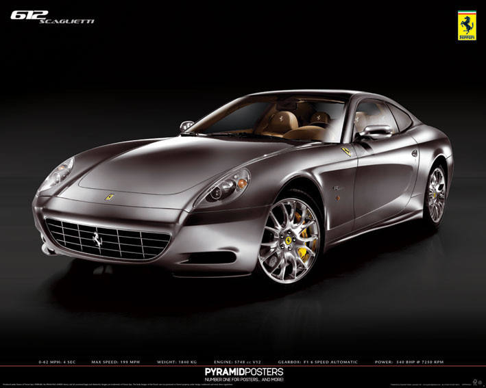 Poster Ferrari 612 Scaglietti