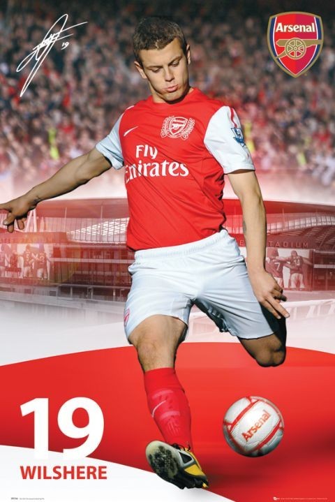 Poster Arsenal - wilshere 11/12