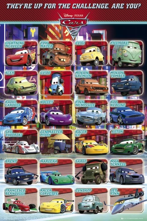 Poster CARS 2 - profiles