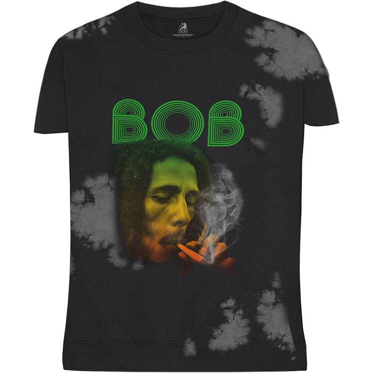 Levně Tričko Bob Marley - Smoke Gradient, L