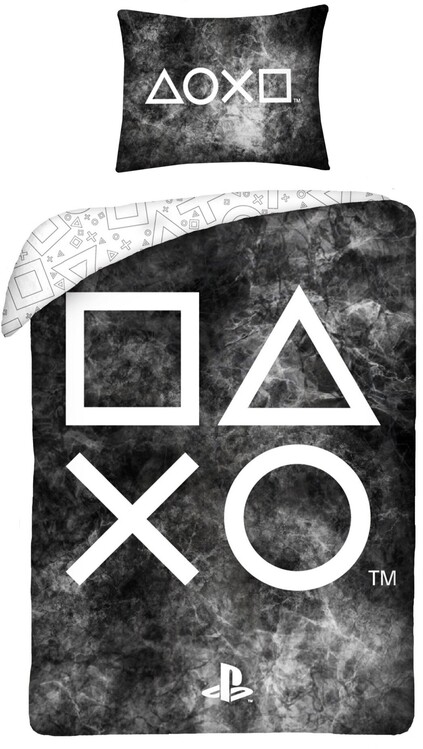 Bed sheets Playstation - Buttons Black