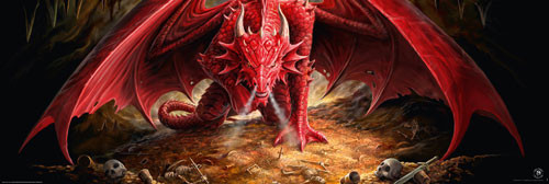 Poster ANNE STOKES - dragons lair