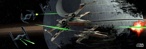 Poster STAR WARS - death star