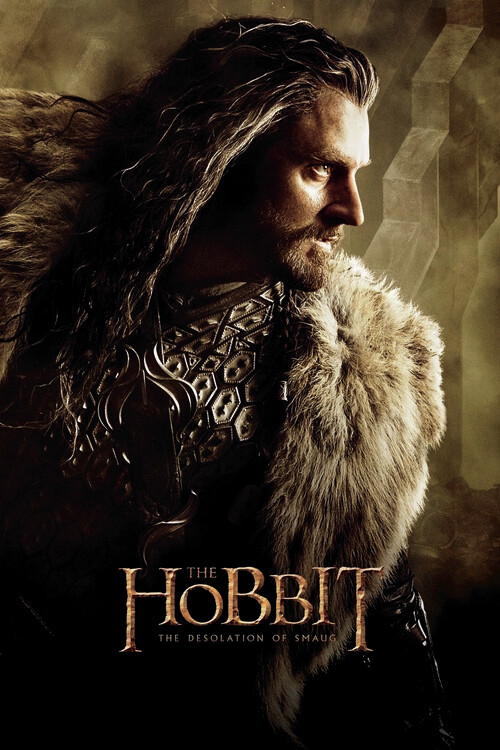 Umělecký tisk Hobbit - Thorin, 26.7x40 cm