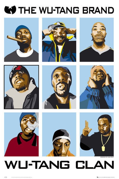 Poster Wu tang clan - brand