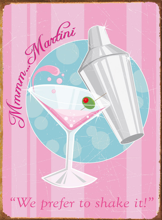 Metallschild MARTINI