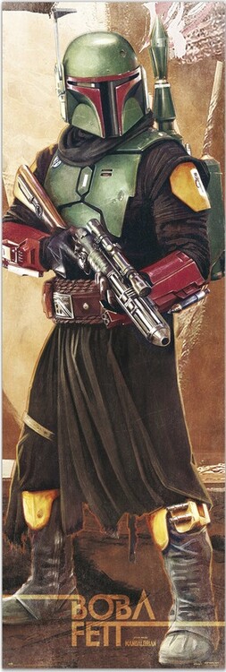 Plakát, Obraz - Star Wars: Boba Fett, 53x158 cm