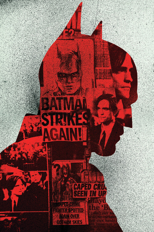Umělecký tisk Batman strikes again, (26.7 x 40 cm)