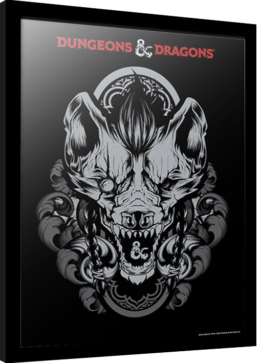 Gerahmte Poster Dungeons & Dragons - Gnoll