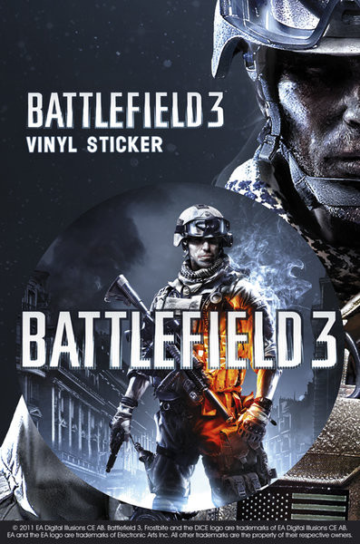 Stickers Battlefield 3 – limited edition