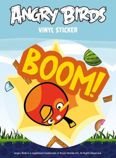 Stickers ANGRY BIRDS – boom