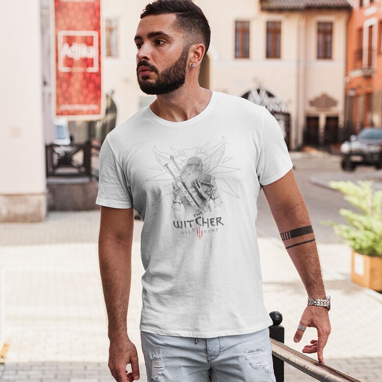 T-shirt The Witcher 3 - Sketched Geralt