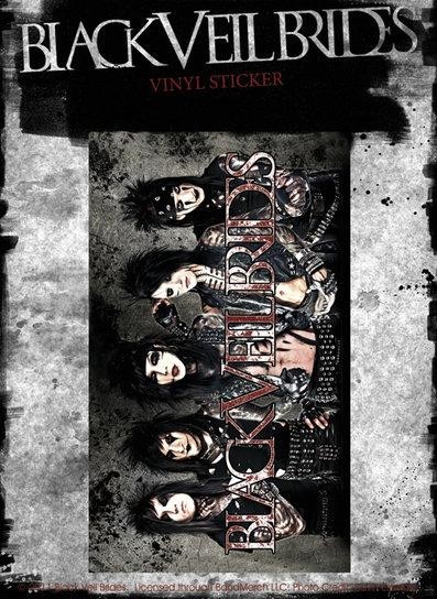Stickers BLACK VEIL BRIDES – group landscape
