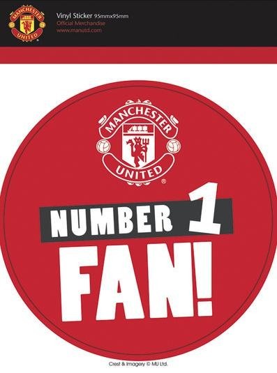 Samolepky MAN UNITED – no 1 fans