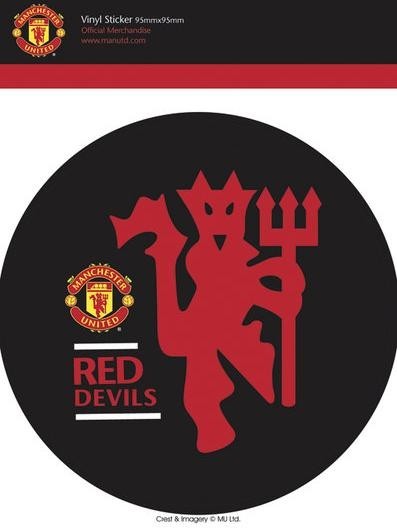Stickers MAN UNITED - red devils