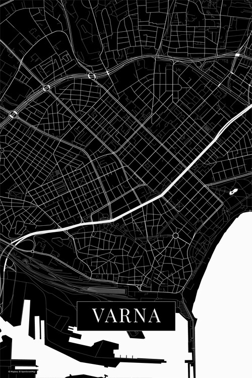 Levně Plakát, Obraz - Varna black, POSTERS, 26.7 × 40 cm