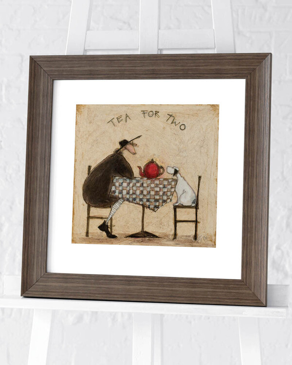 Keretezett poszter Sam Toft - Tea for Two