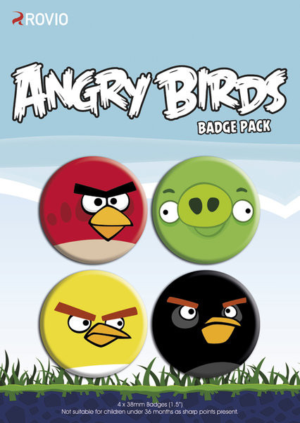 Speldjesset ANGRY BIRDS - faces