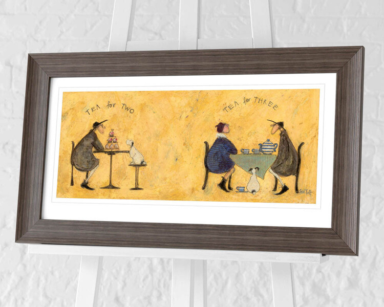 Ingelijste poster Sam Toft - Tea for Two Tea for Three