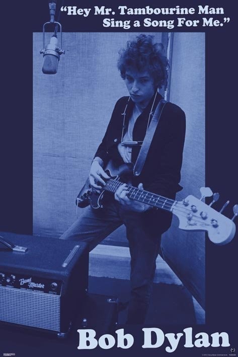 Plakát Bob Dylan - mr.tambourine man