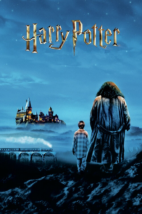 Umělecký tisk Harry Potter - Hogwarts view, 26.7x40 cm